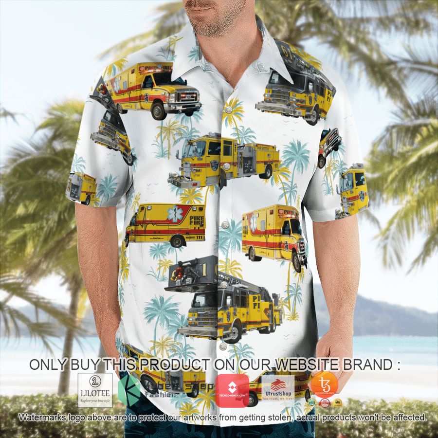 HOT Pike Township Fire Department Hawaiian Shirt 7 pike township fire department hawaiian shirt 7 79217