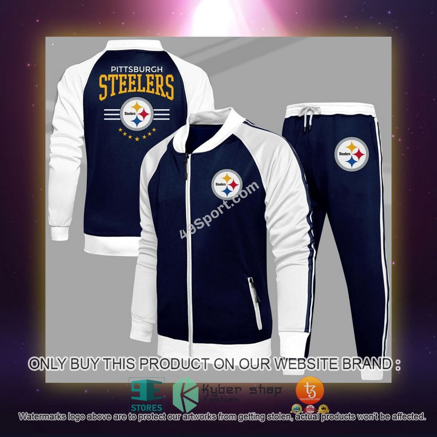 NEW Pittsburgh Steelers Logo Tracksuit Shirt, Long Pants 5 pittsburgh steelers logo sport tracksuit 5 99708