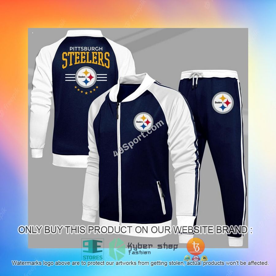 NEW Pittsburgh Steelers Logo Tracksuit Shirt, Long Pants 8 pittsburgh steelers logo sport tracksuit 8 55298