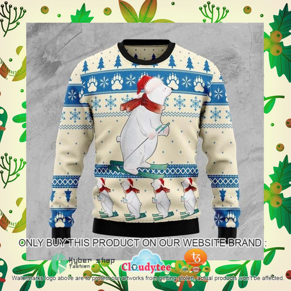 polar bear ice christmas sweater 1 76349