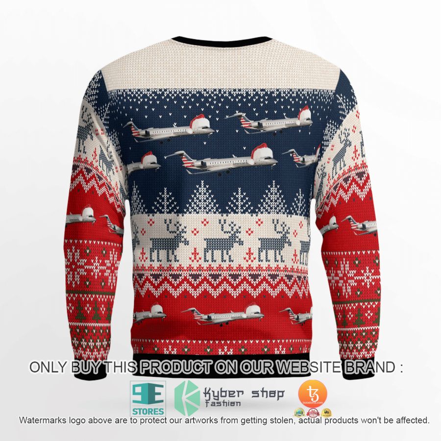 NEW PSA Airlines Bombardier CRJ700 Christmas Sweatshirt, Sweater 6 psa airlines bombardier crj700 christmas sweater sweatshirt 6 44443