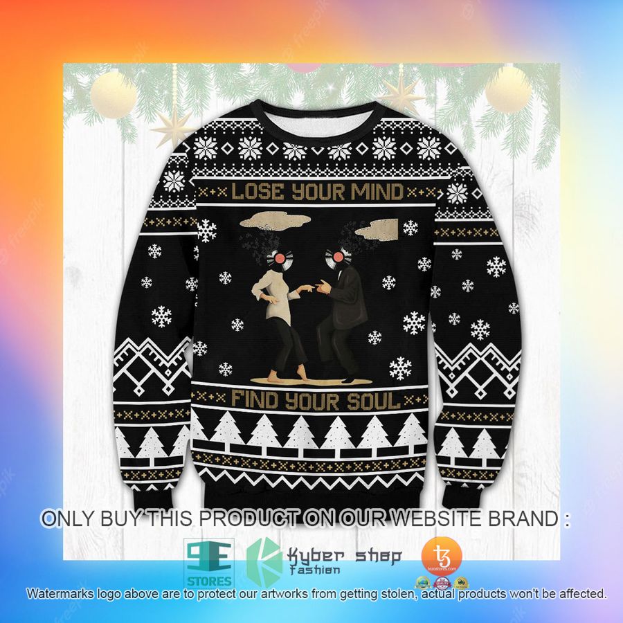 HOT Pulp Fiction Lose Your Mind Ugly Sweater 3 pulp fiction lose your mind ugly sweater 3 51878