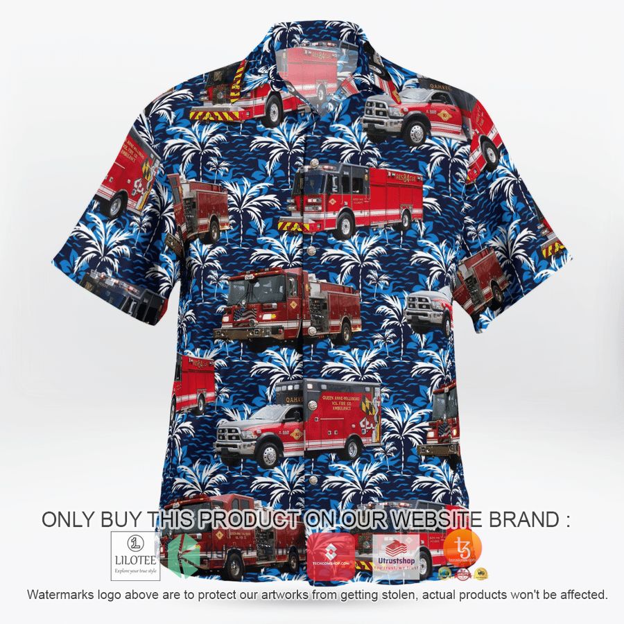 HOT Queen Anne, Maryland, Queen Anne - Hillsboro Volunteer Fire Company Hawaiian Shirt 7 queen anne maryland queen anne hillsboro volunteer fire company hawaiian shirt 7 99553