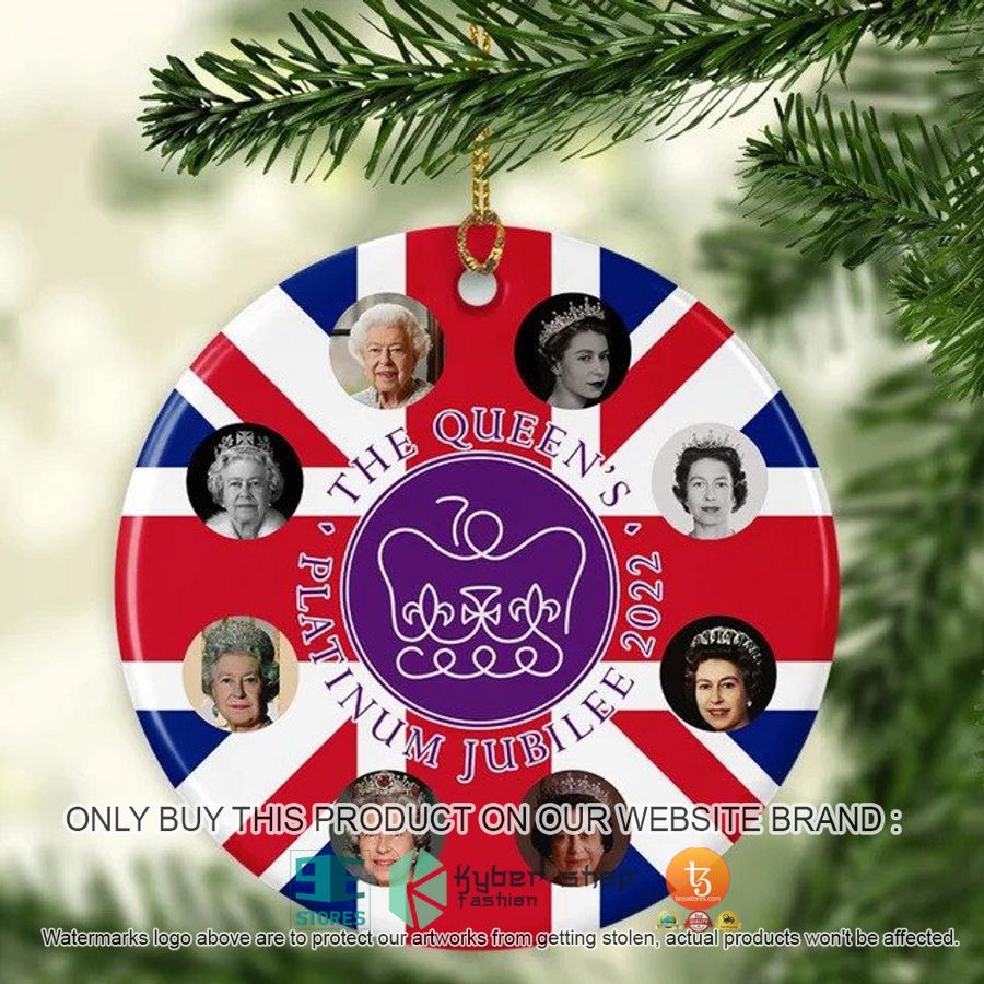 queen elizabeth ii the queens platinum jubilee 2022 ornament 1 13807
