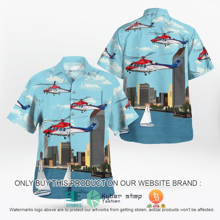 queensland air ambulance agustawestland aw139 helicopter hawaiian shirt 1 3104