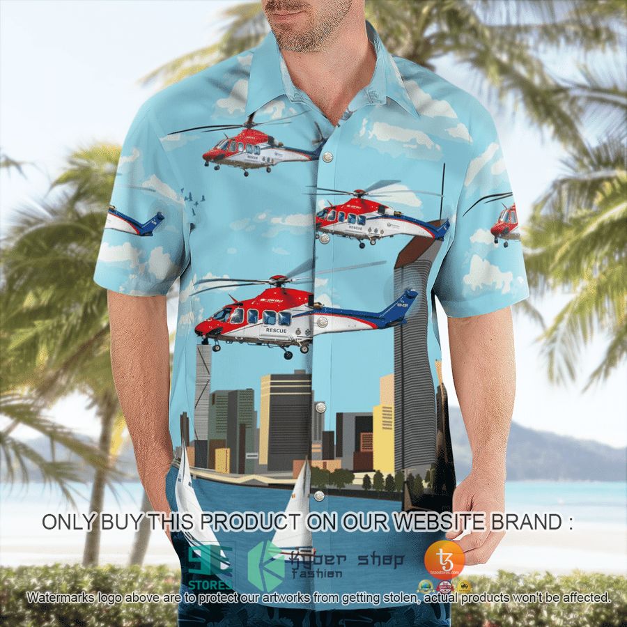 NEW Queensland Air Ambulance AgustaWestland AW139 Helicopter Hawaii Shirt 6 queensland air ambulance agustawestland aw139 helicopter hawaiian shirt 6 63584
