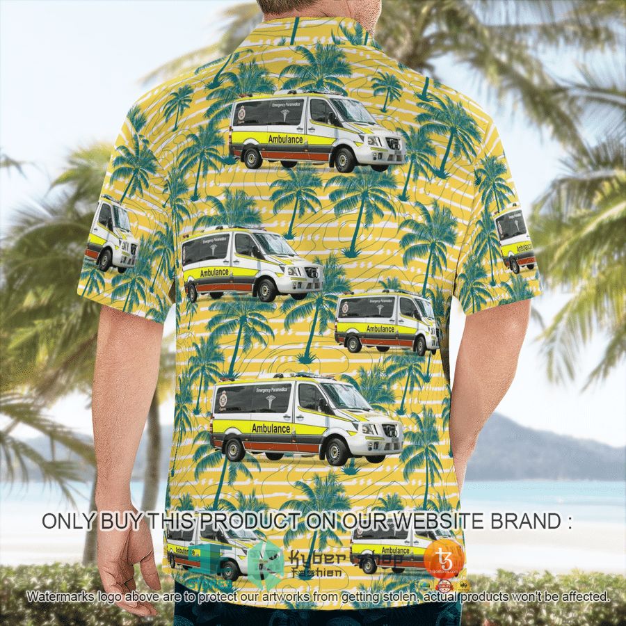 NEW Queensland Ambulance Service Ambulance Hawaii Shirt 7 queensland ambulance service ambulance hawaiian shirt 7 91812