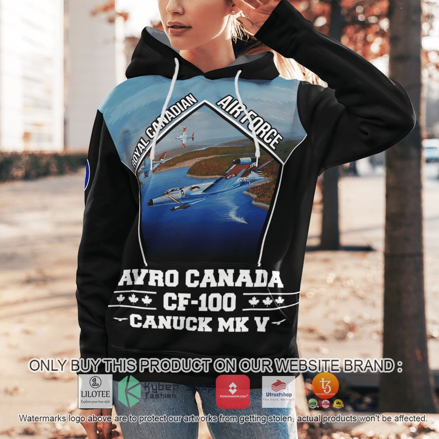 HOT RCAF Avro Canada CF-100 Canuck Mk V Hoodie 12 rcaf avro canada cf 100 canuck mk v hoodie 3d 12 8935