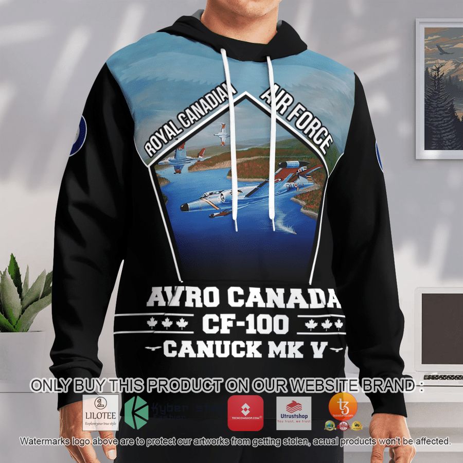 HOT RCAF Avro Canada CF-100 Canuck Mk V Hoodie 6 rcaf avro canada cf 100 canuck mk v hoodie 3d 6 69039