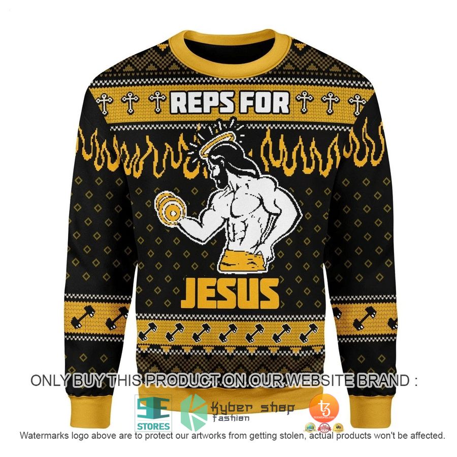 HOT Reps For Jesus Ugly Christmas Sweater 3 reps for jesus ugly christmas sweater 3 62152
