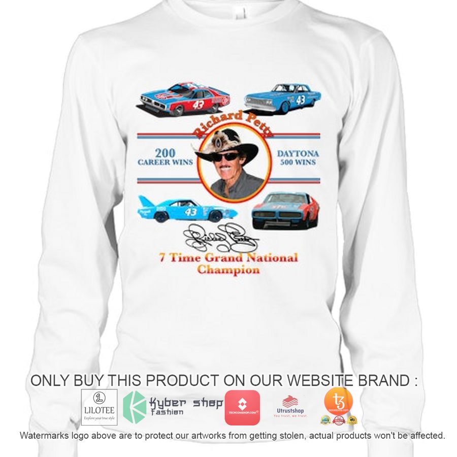 HOT Richard Lee Petty 7 Time Grand National Champion 2D Hoodie, Shirt 3 richard lee petty 7 time grand national champion 2d shirt hoodie 3 2862