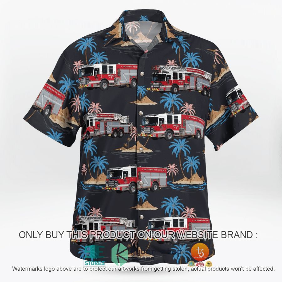 NEW Richmond British Columbia Richmond Fire Rescue Department Hawaii Shirt 4 richmond british columbia richmond fire rescue department hawaiian shirt 4 89939