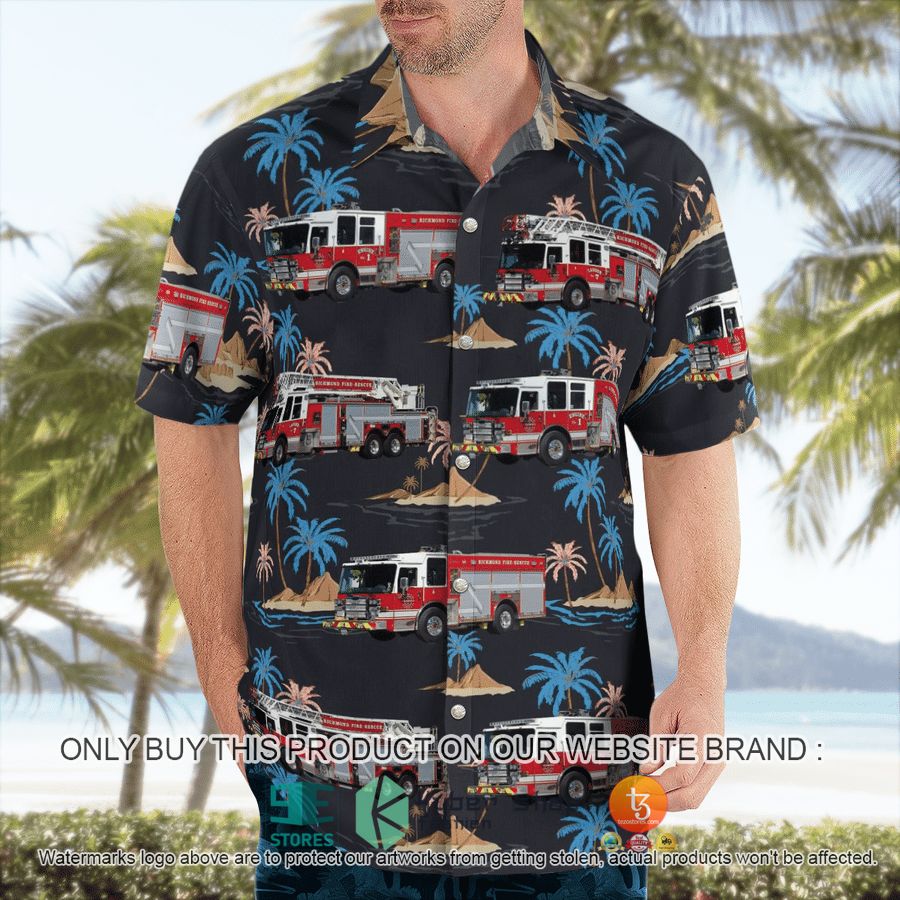 NEW Richmond British Columbia Richmond Fire Rescue Department Hawaii Shirt 6 richmond british columbia richmond fire rescue department hawaiian shirt 6 23800