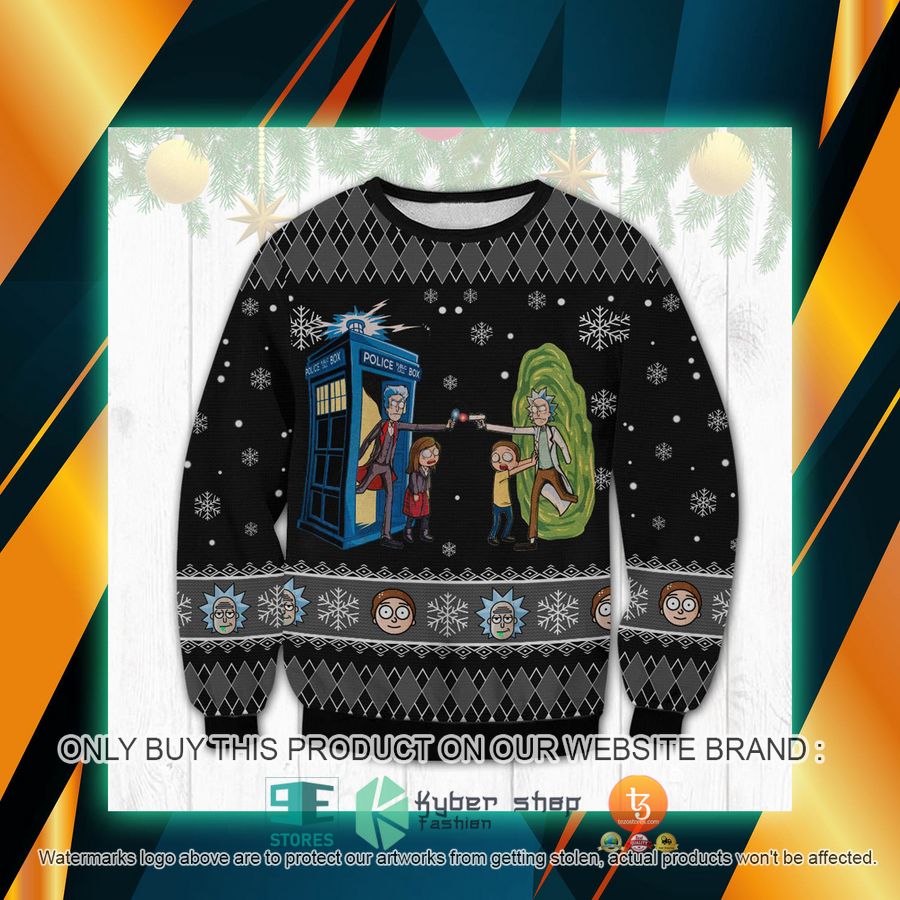 rick and monty ugly sweater 1 32152