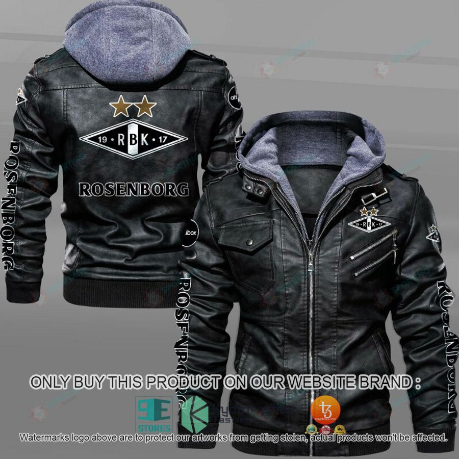 NEW Rosenborg Ballklub Leather Jacket 1 rosenborg ballklub leather jacket 1 17341