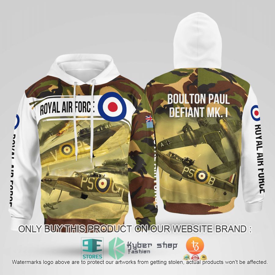 royal air force boulton paul defiant mk i 3d hoodie 1 74677