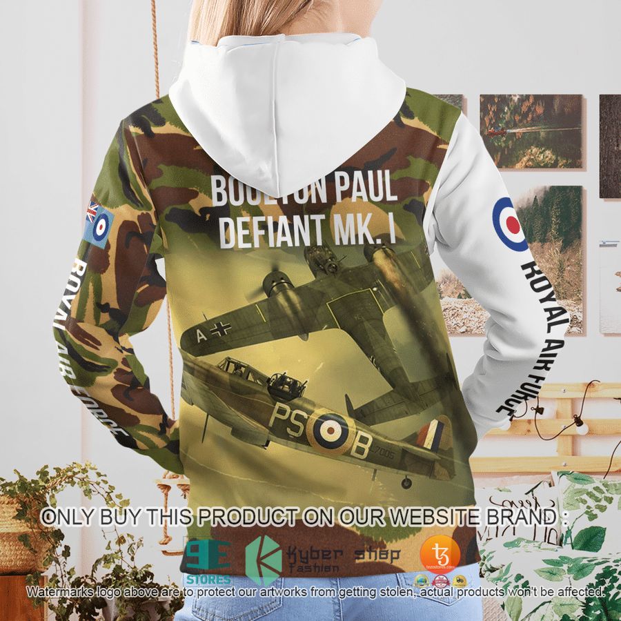NEW Royal Air Force Boulton Paul Defiant Mk. I Hoodie 7 royal air force boulton paul defiant mk i 3d hoodie 7 73701