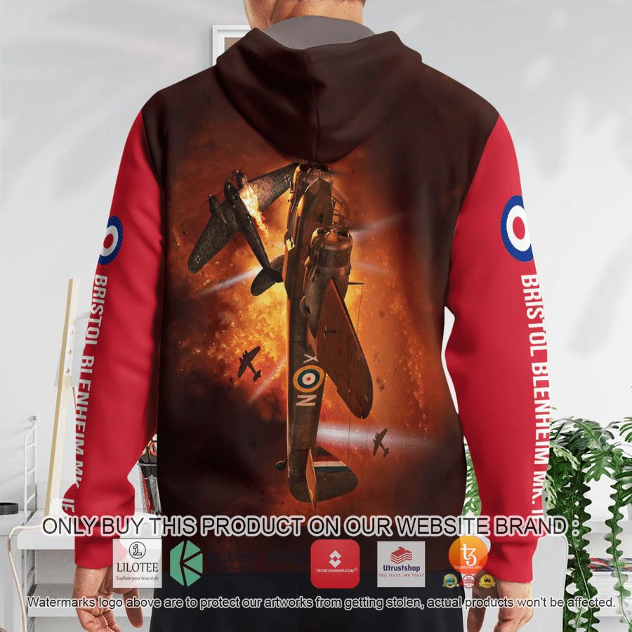 HOT Royal Air Force Bristol Blenheim Mk. IF Hoodie 4 royal air force bristol blenheim mk if hoodie 3d 4 69838
