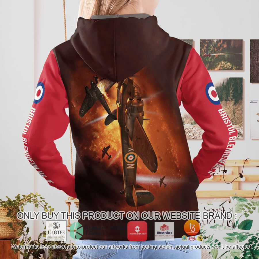 HOT Royal Air Force Bristol Blenheim Mk. IF Hoodie 6 royal air force bristol blenheim mk if hoodie 3d 6 93460