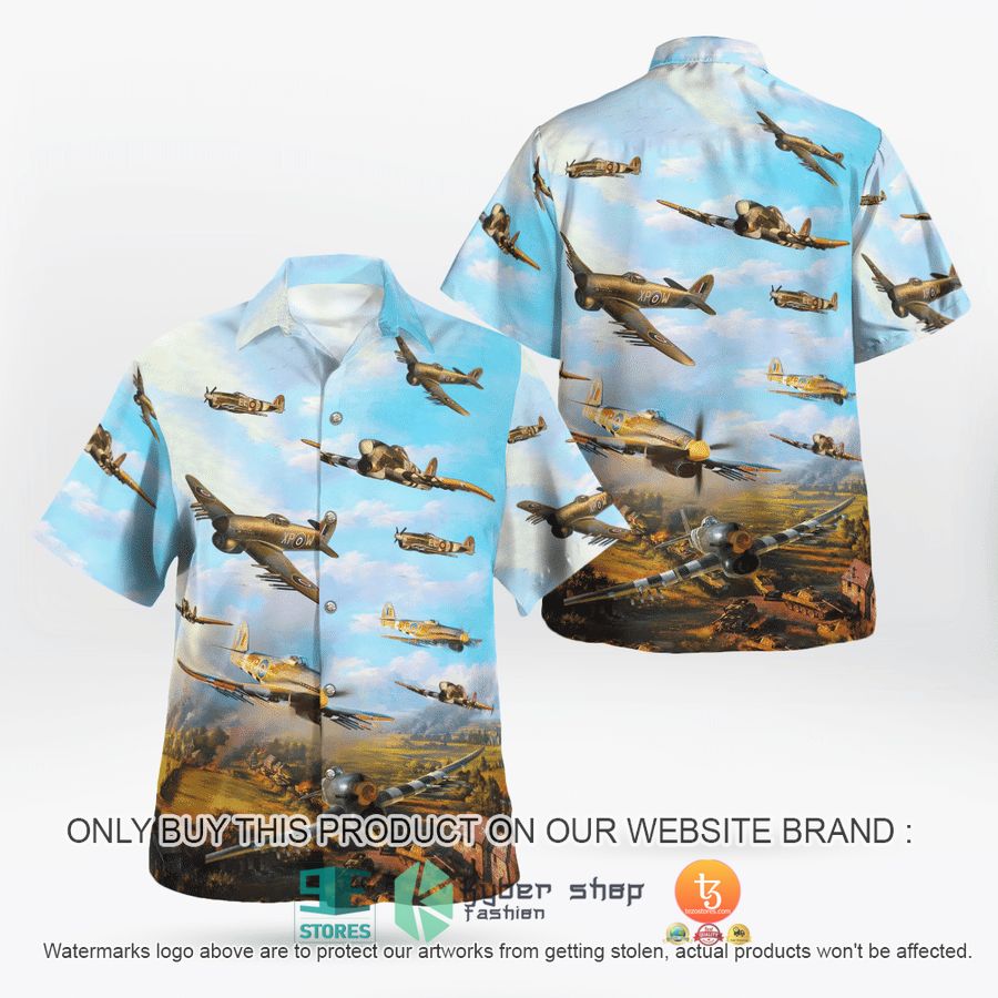 royal air force hawker typhoon hawaiian shirt 1 40653