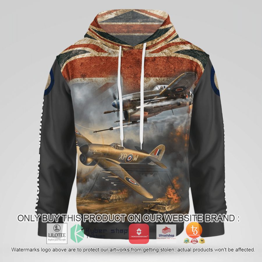 HOT Royal Air Force Hawker Typhoon Hoodie 4 royal air force hawker typhoon hoodie 3d 4 73698