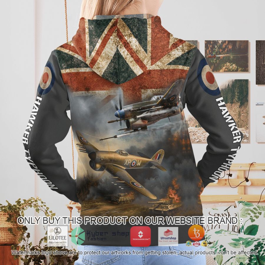 HOT Royal Air Force Hawker Typhoon Hoodie 5 royal air force hawker typhoon hoodie 3d 5 18950