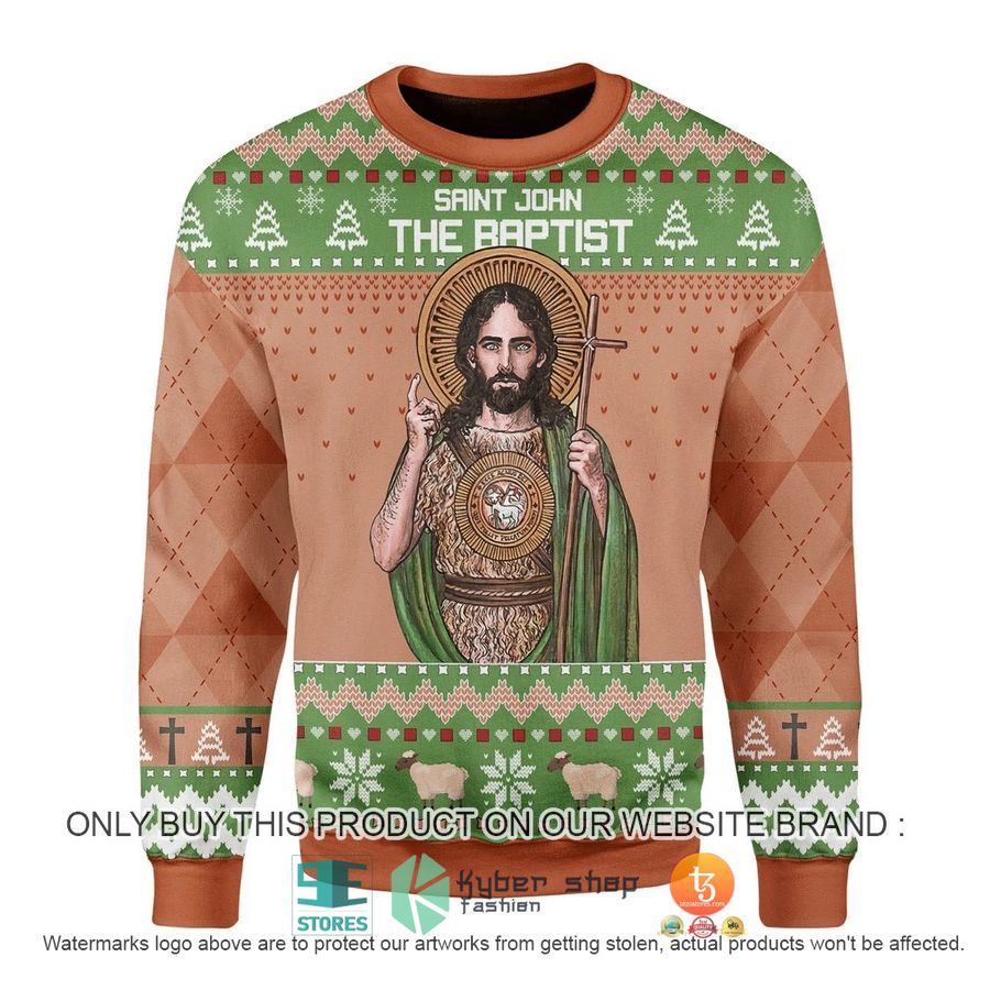 saint john the baptist ugly christmas sweater 1 20545