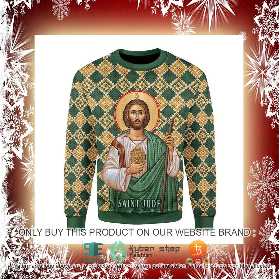 NEW Saint Jude the Apostle Sweatshirt, Sweater 2 saint jude the apostle ugly sweater 2 73252
