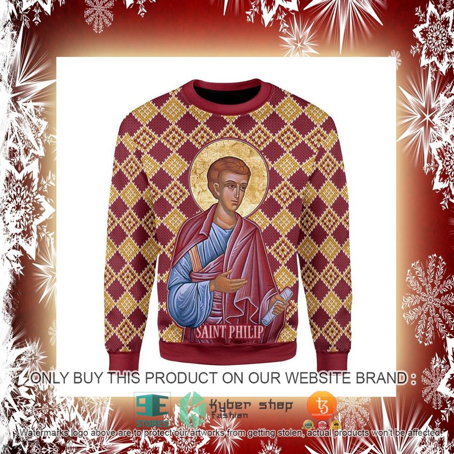 NEW Saint Philip The Apostle Sweatshirt, Sweater 2 saint philip the apostle ugly sweater 2 66478