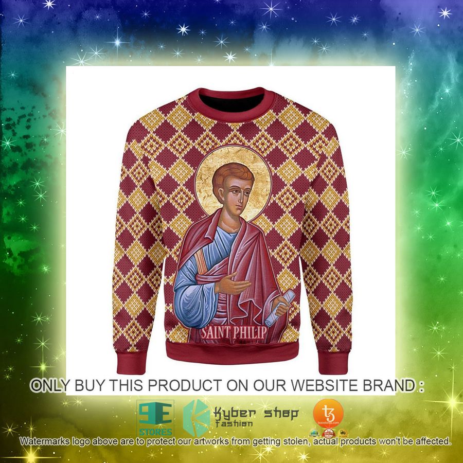 NEW Saint Philip The Apostle Sweatshirt, Sweater 3 saint philip the apostle ugly sweater 3 55921
