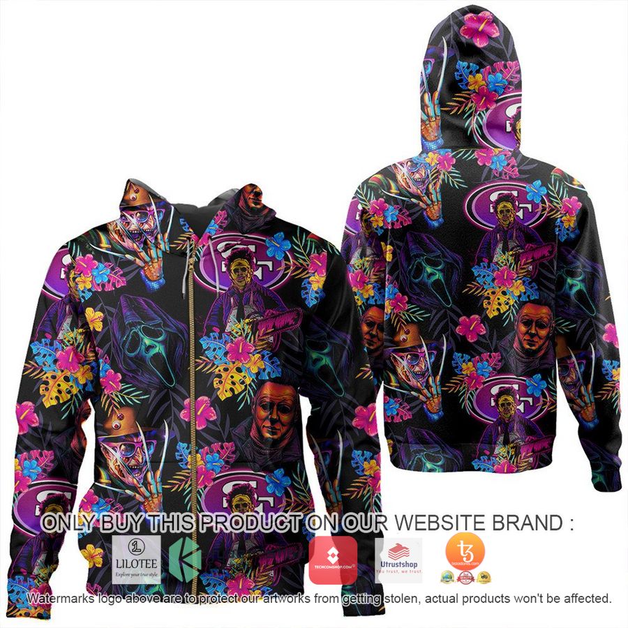 HOT San Francisco 49ers Horror Character Halloween 3D Shirt, hoodie 3 san francisco 49ers horror character halloween 3d shirt hoodie 3 9814