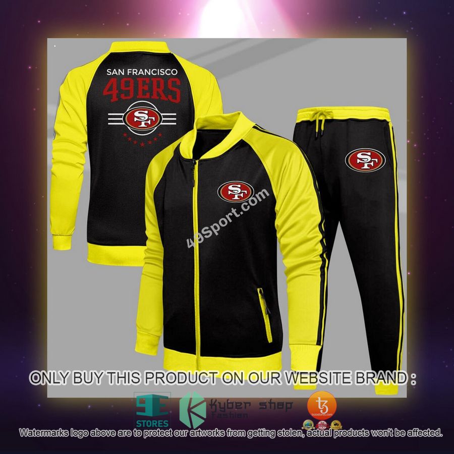 NEW San Francisco 49Ers Logo Tracksuit Shirt, Long Pants 6 san francisco 49ers logo sport tracksuit 6 31510