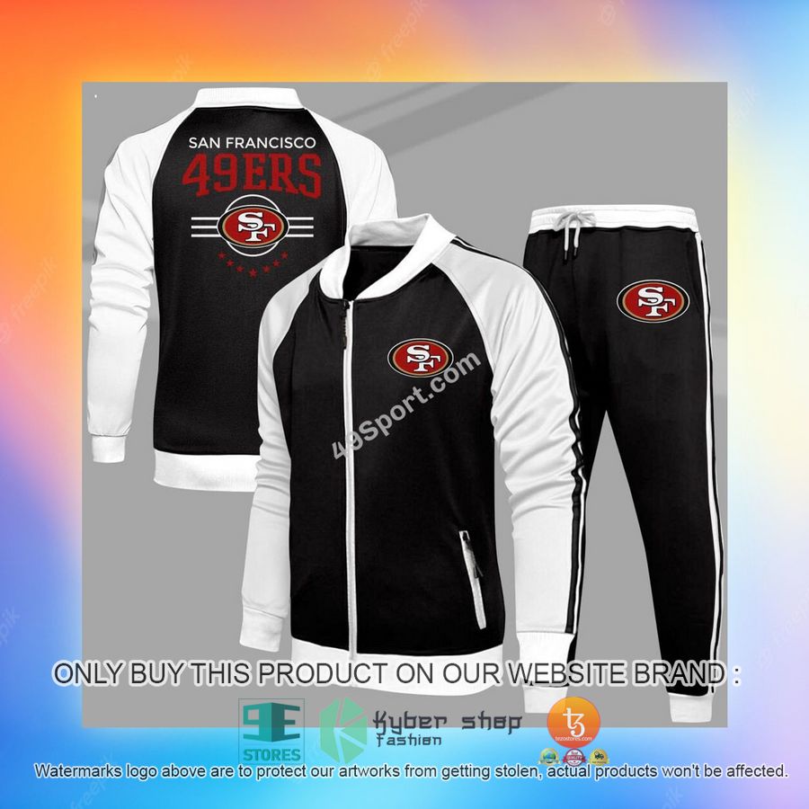 NEW San Francisco 49Ers Logo Tracksuit Shirt, Long Pants 7 san francisco 49ers logo sport tracksuit 7 5840