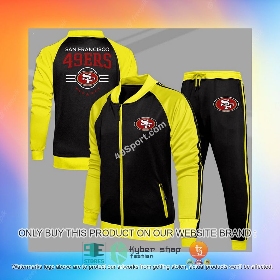 NEW San Francisco 49Ers Logo Tracksuit Shirt, Long Pants 9 san francisco 49ers logo sport tracksuit 9 12027