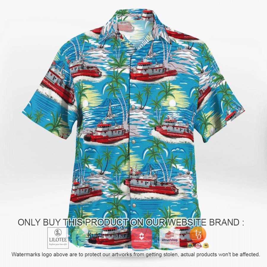 HOT San Francisco Fire Department Fireboat Hawaiian Shirt 4 san francisco fire department fireboat hawaiian shirt 4 74432
