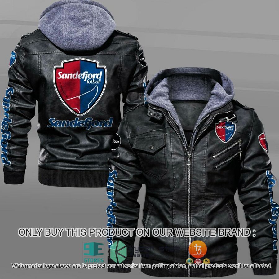 sandefjord fotball leather jacket 1 49357