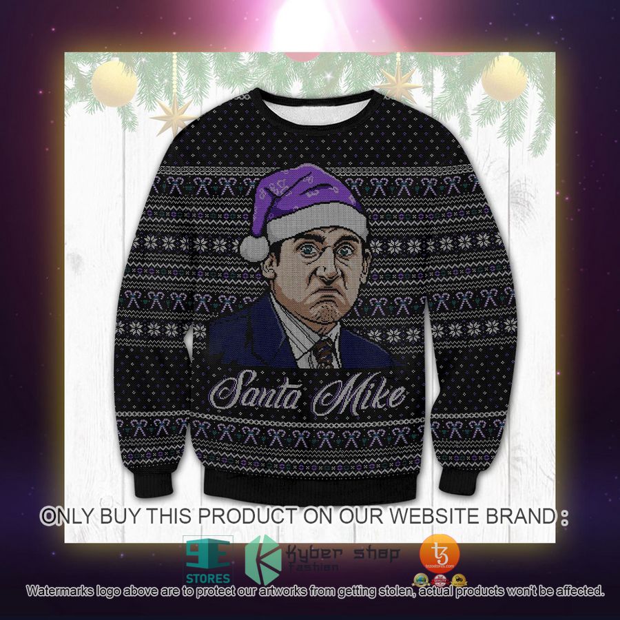 HOT Santa Mike The Office Ugly Sweater 2 santa mike the office ugly sweater 2 78853