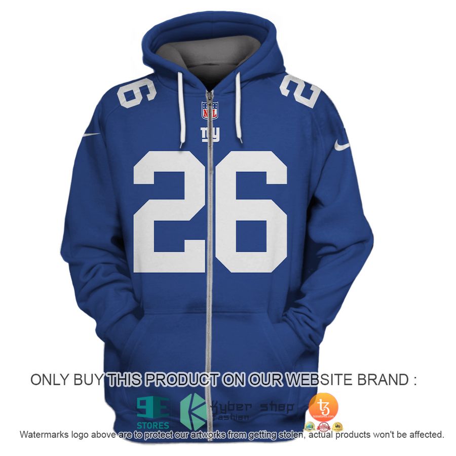 saquon barkley 26 new york giants shirt hoodie 3 70322