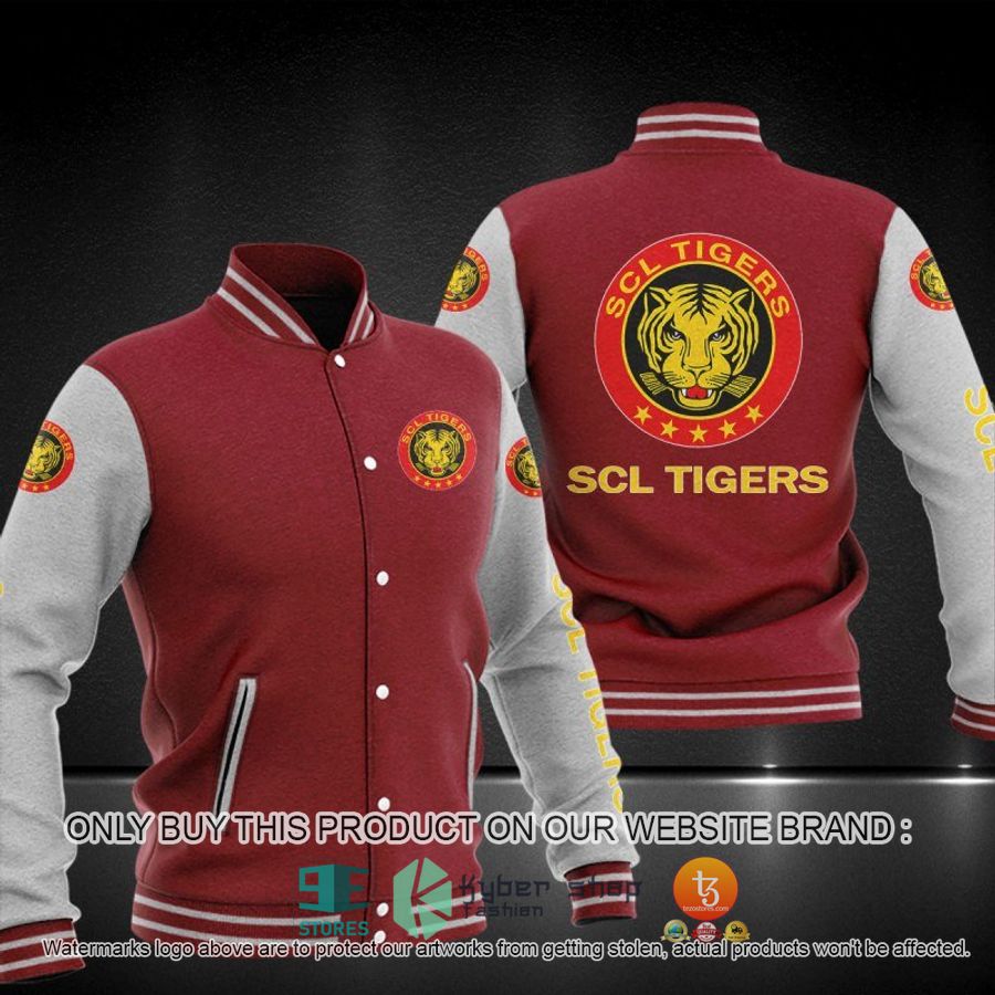 NEW SCL Tigers Varsity Jacket 3 scl tigers baseball jacket 3 77293