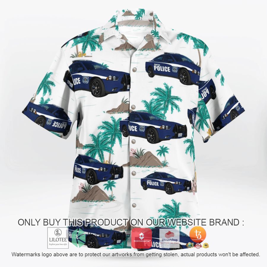 HOT Seattle Police Department, Washington Dodge Charger Pursuit Hawaiian Shirt 7 seattle police department washington dodge charger pursuit hawaiian shirt 7 90922
