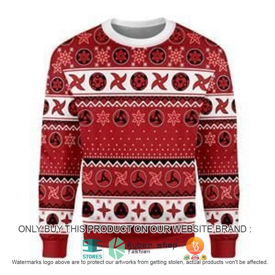Sharingan Uchiha Christmas Ugly Sweater 1 13403