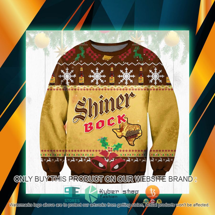 shiner bock beer ugly sweater 1 505