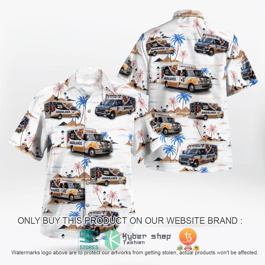 smithsburg emergency medical services hawaiian shirt 1 78949