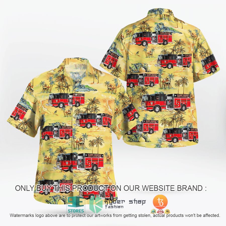 NEW South Carolina Glassy Mountain Fire Department Hawaii Shirt 2 south carolina glassy mountain fire department hawaiian shirt 2 82206