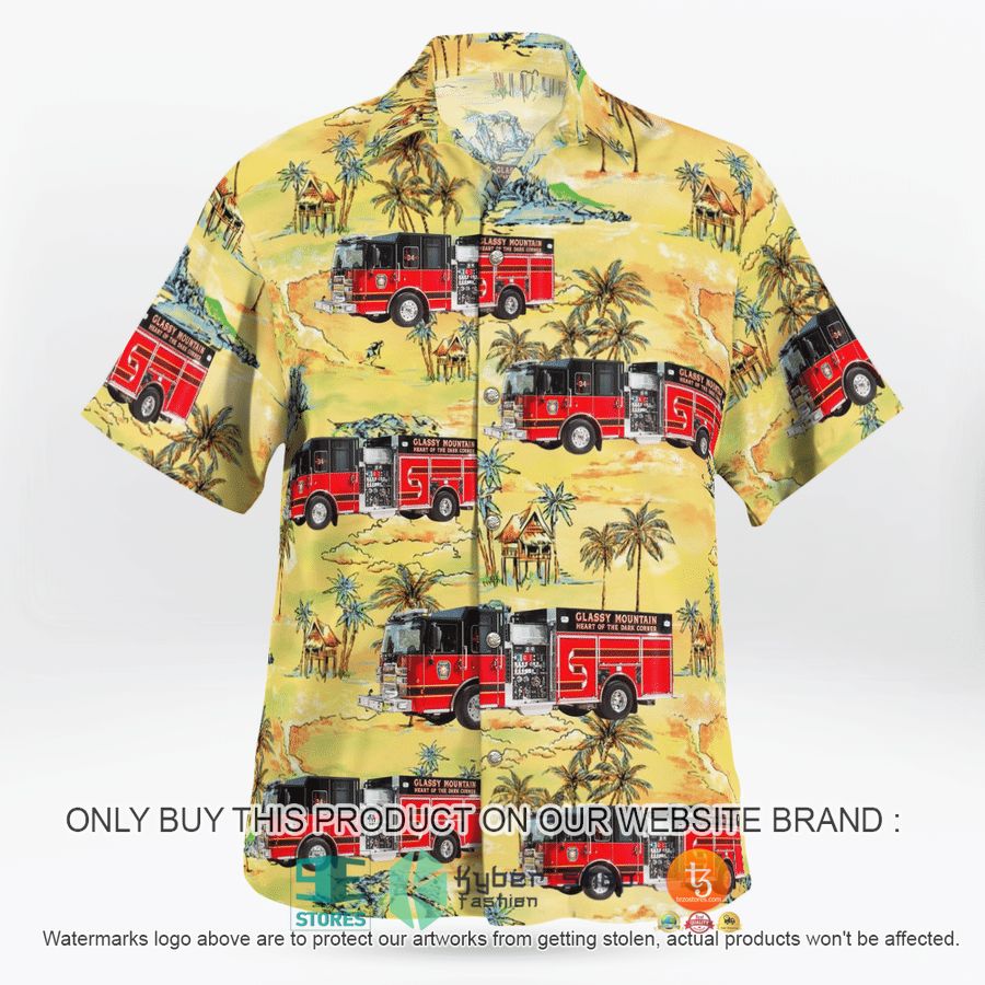 NEW South Carolina Glassy Mountain Fire Department Hawaii Shirt 3 south carolina glassy mountain fire department hawaiian shirt 3 28457