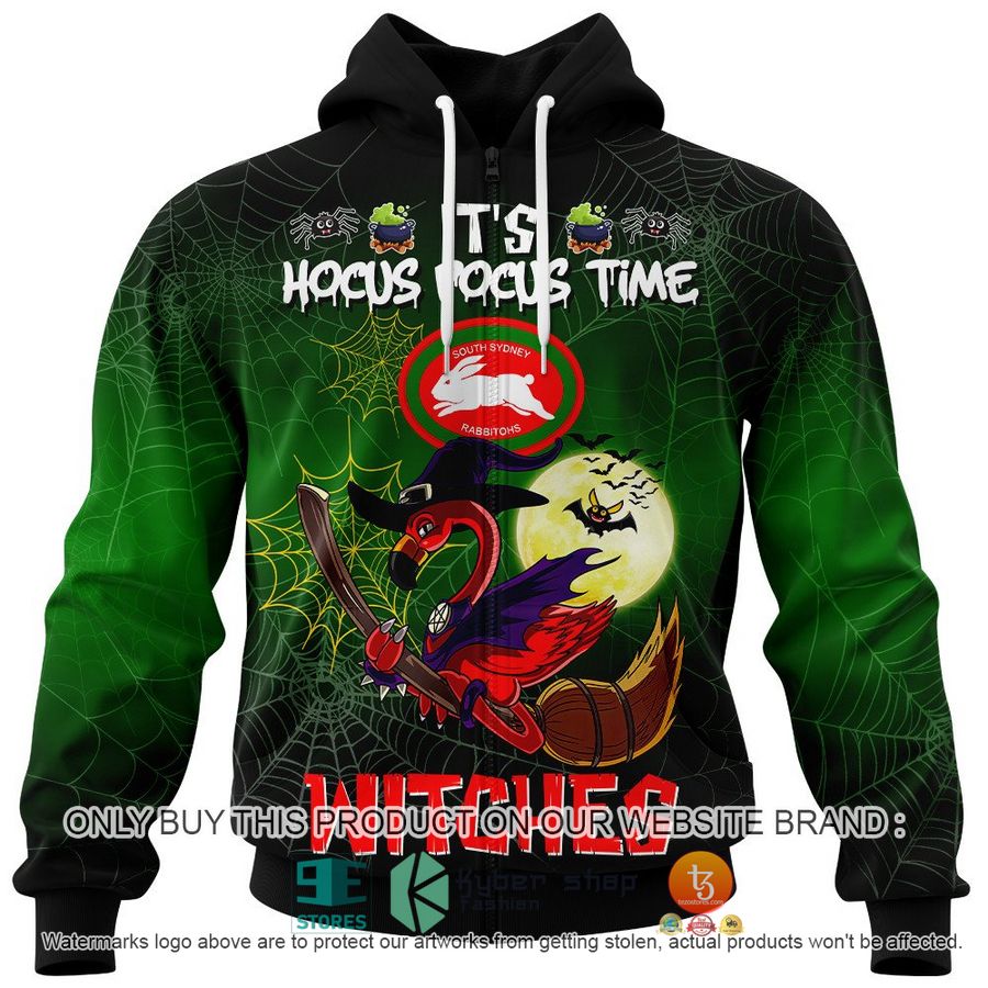 NEW South Sydney Rabbitohs It's Hocus Pocus Time Halloween Flamingo Witches Hoodie, Shirt 4 south sydney rabbitohs its hocus pocus time halloween flamingo witches shirt hoodie 4 92838