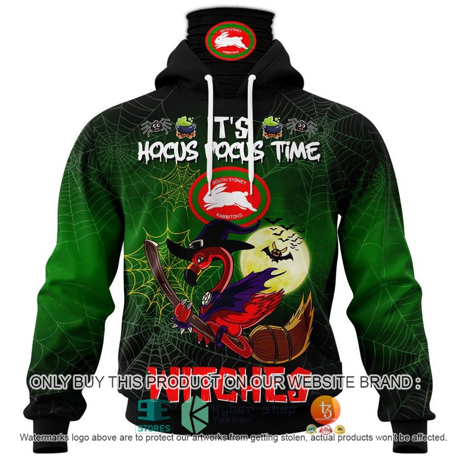 NEW South Sydney Rabbitohs It's Hocus Pocus Time Halloween Flamingo Witches Hoodie, Shirt 5 south sydney rabbitohs its hocus pocus time halloween flamingo witches shirt hoodie 5 40302