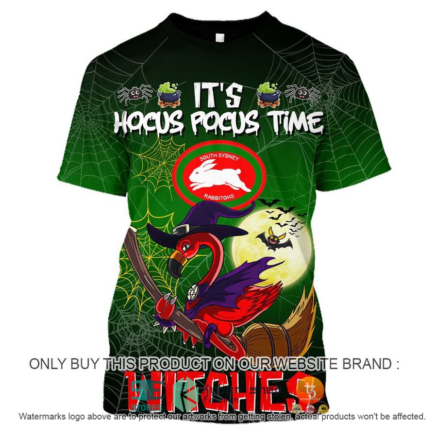NEW South Sydney Rabbitohs It's Hocus Pocus Time Halloween Flamingo Witches Hoodie, Shirt 9 south sydney rabbitohs its hocus pocus time halloween flamingo witches shirt hoodie 9 50339