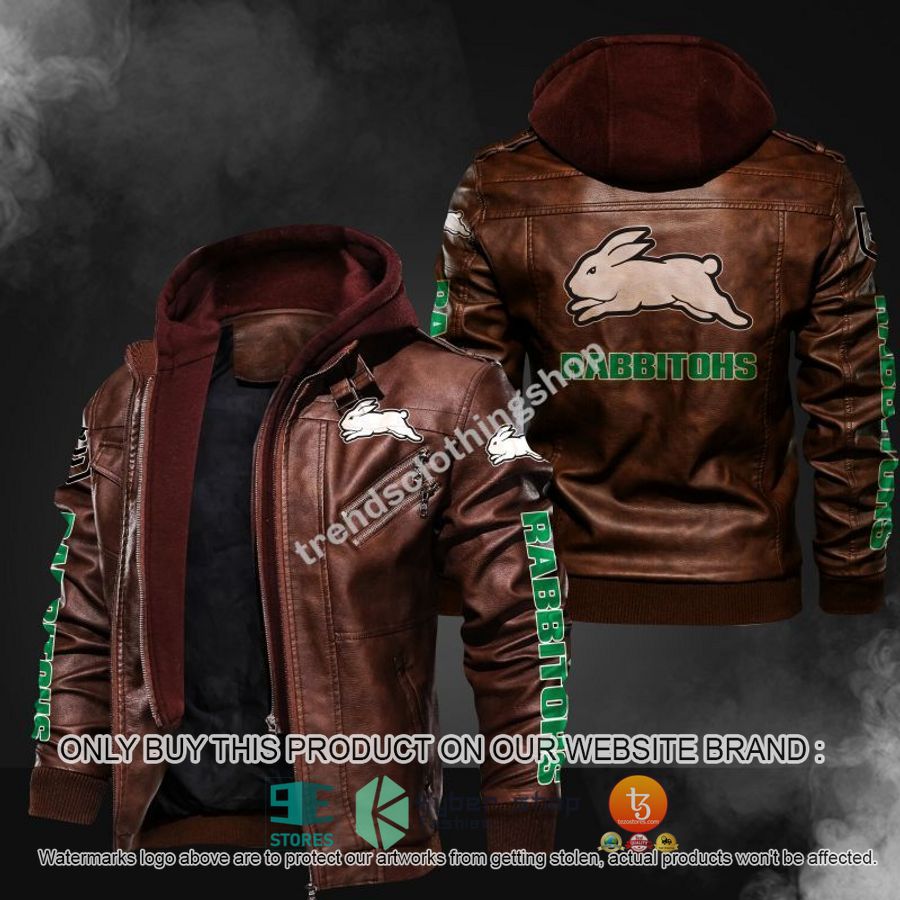 south sydney rabbitohs nrl leather jacket 2 32355