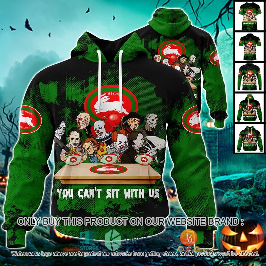NEW South Sydney Rabbitohs You Can't Sit With Us Horror Movies Characters Hoodie, Shirt 24 south sydney rabbitohs you cant sit with us horror movies characters shirt hoodie 1 32253
